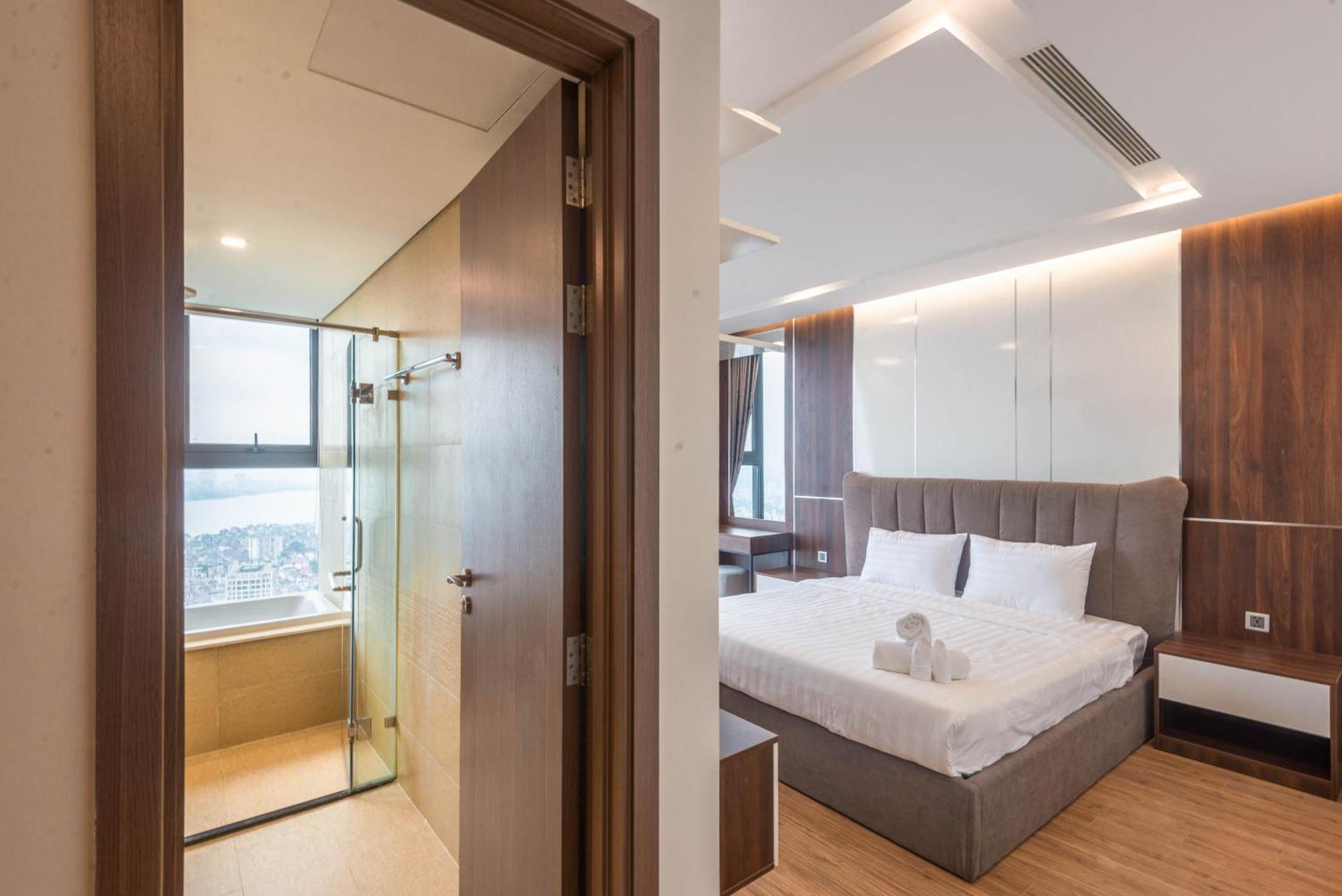 Luxury Serviced Apartment Vinhomes Metropolis Premium Hanoj Exteriér fotografie